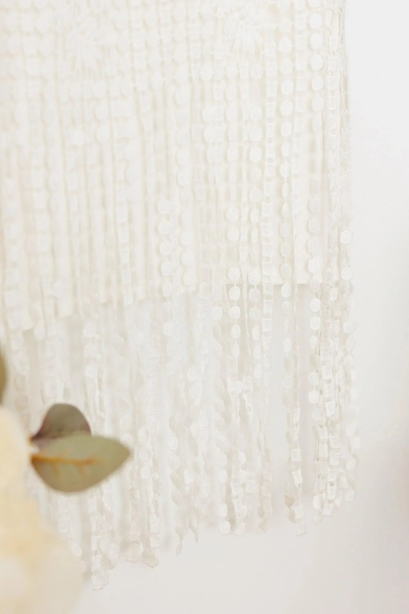 Girls Western Fringe Sleeveless Lace Top