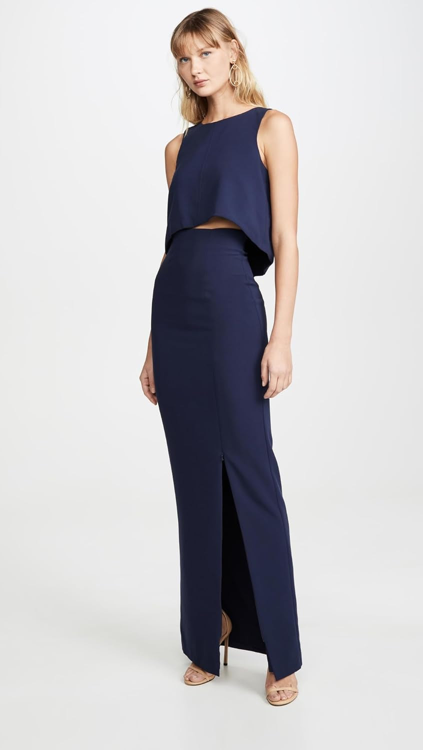 Black Halo Women's Kacie Two-Piece Maxi Dress