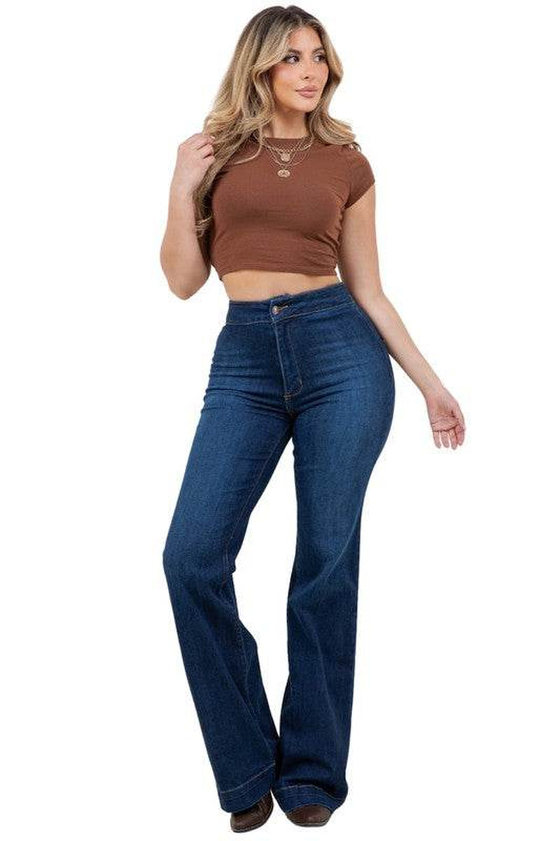 Harley Wide Leg Dark Blue - Inseam 32