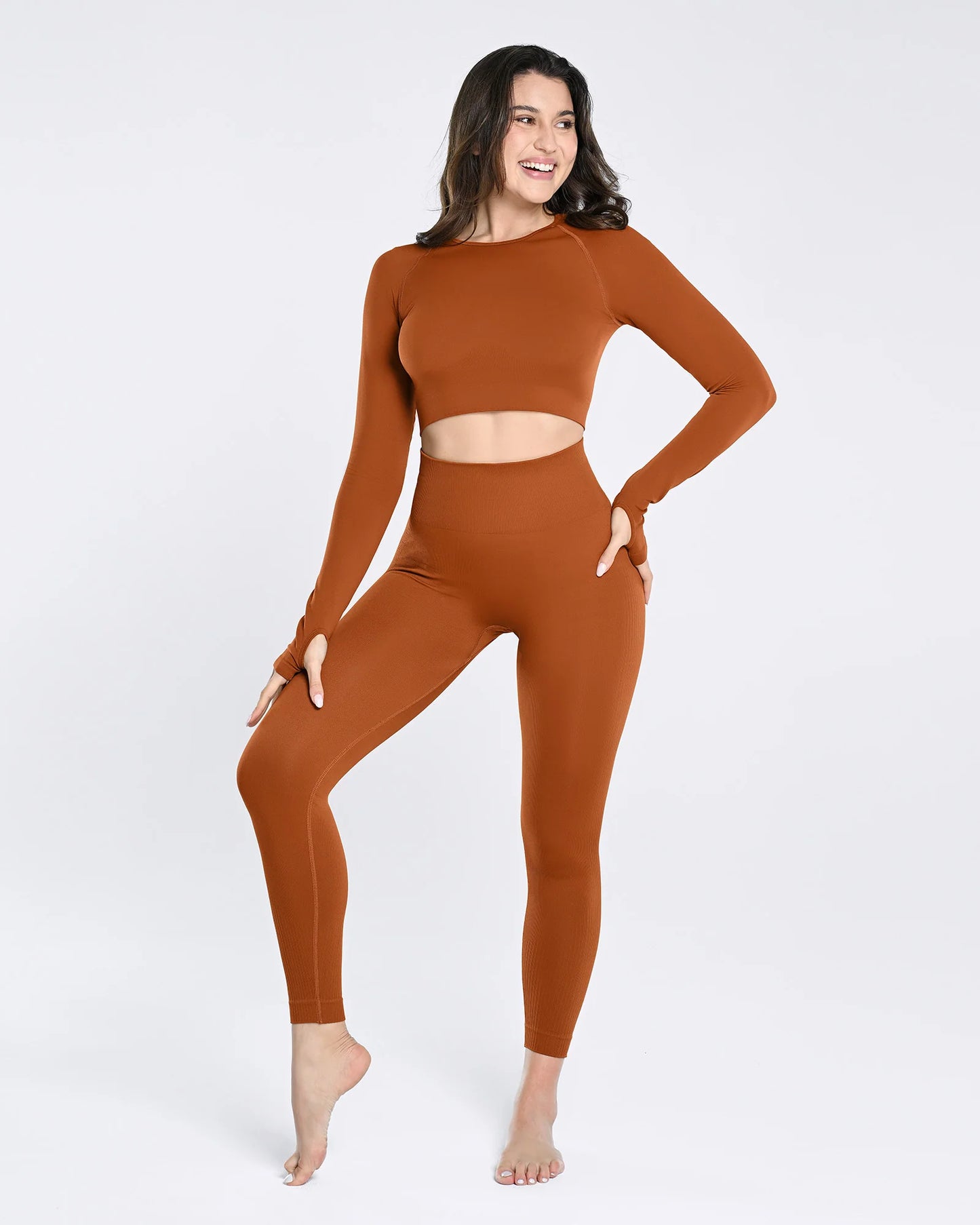 Airwear Long Sleeve & High-Waist Legging Set