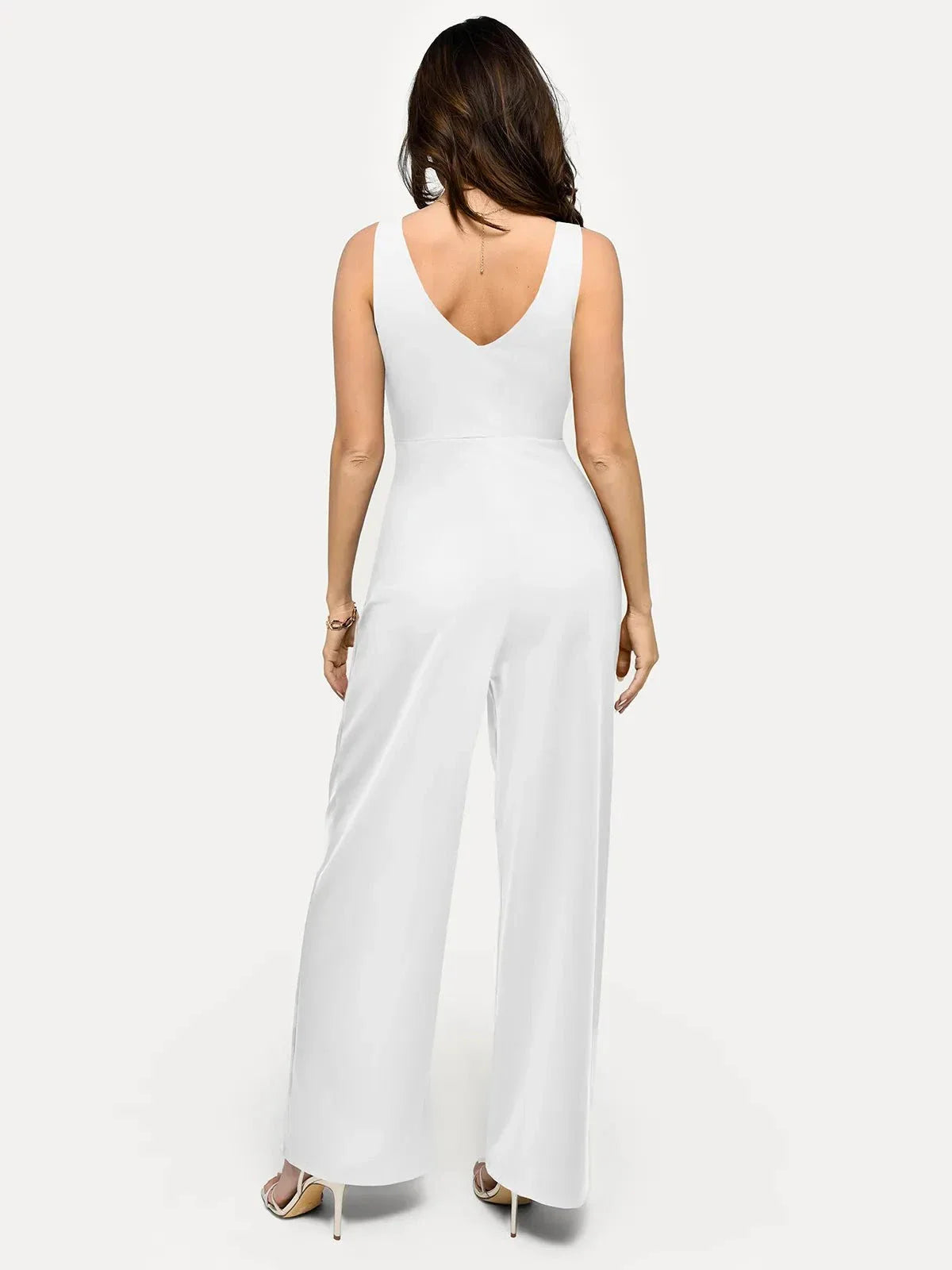 Slimming Wide-Leg Shapewear Jumpsuit