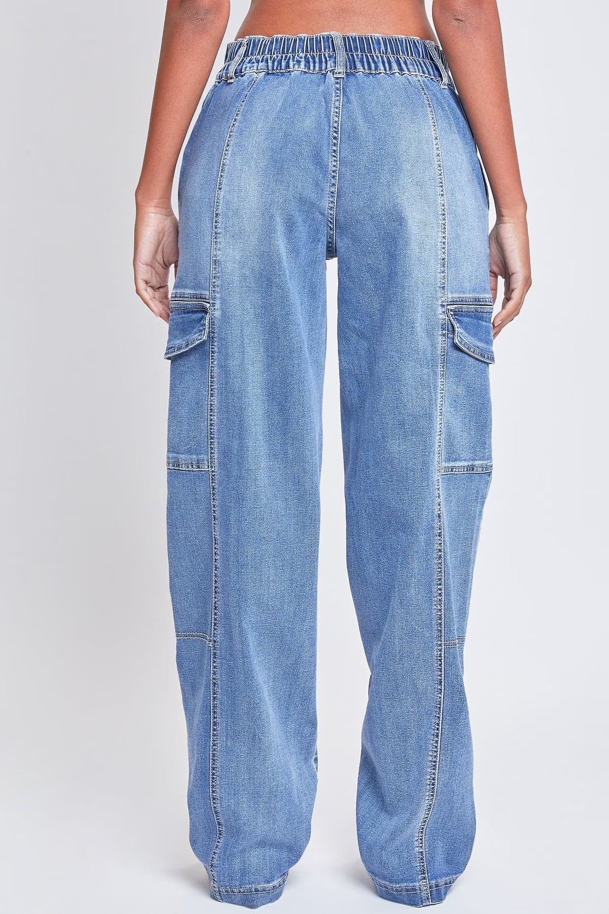 Jeans Women'S Straight Cargo Jeans