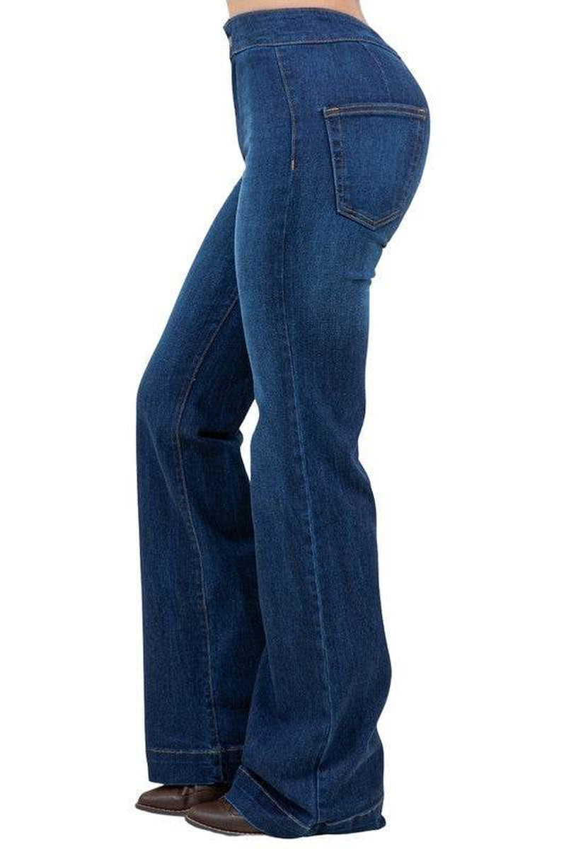 Harley Wide Leg Dark Blue - Inseam 32