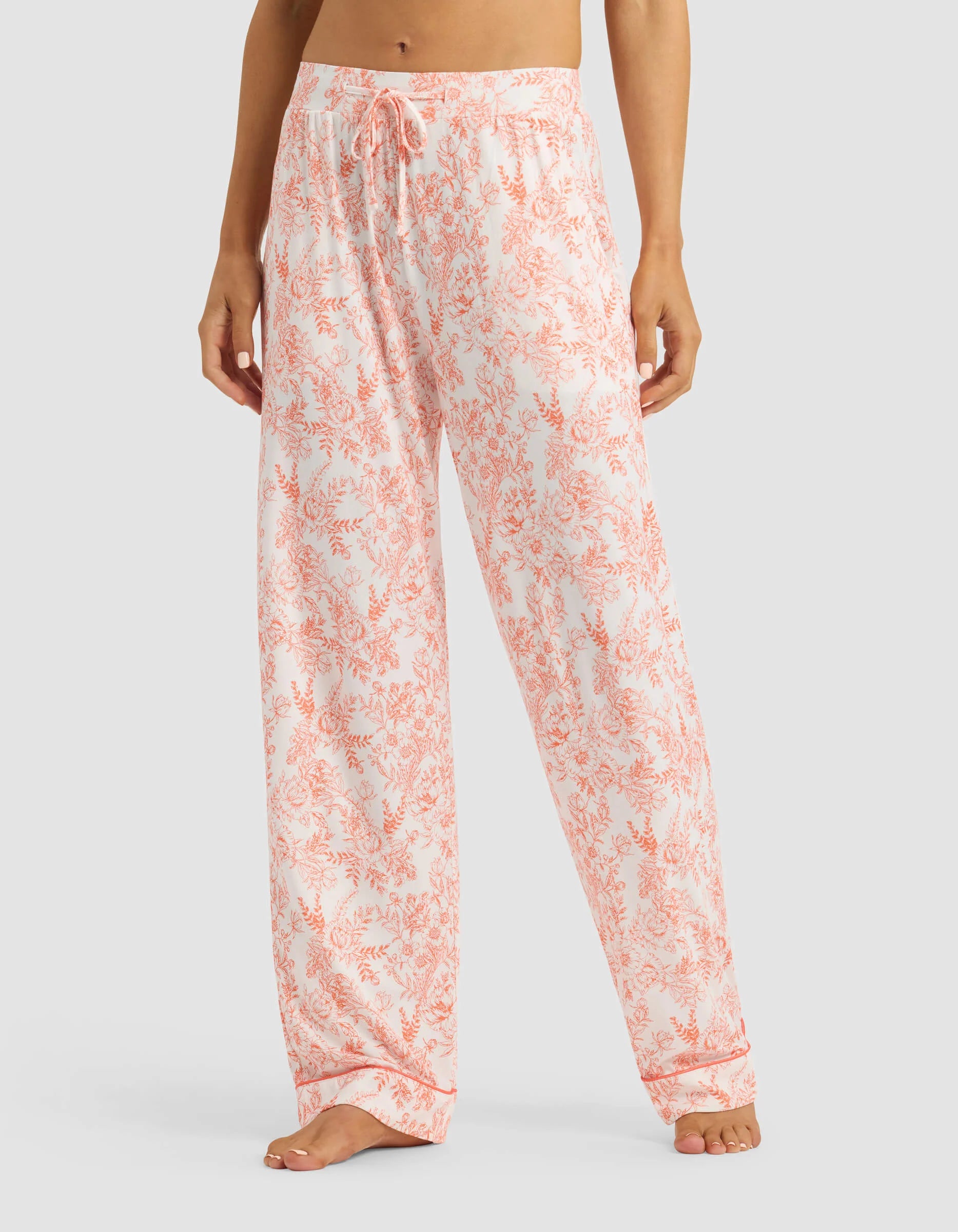 Women's Bamboo Stretch Knit Short Sleeve and Pant Pajama Set